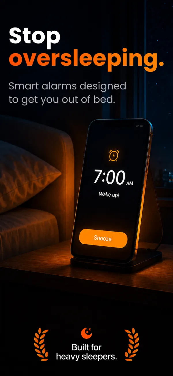 MathWake — stop oversleeping, smart alarms designed to get you out of bed